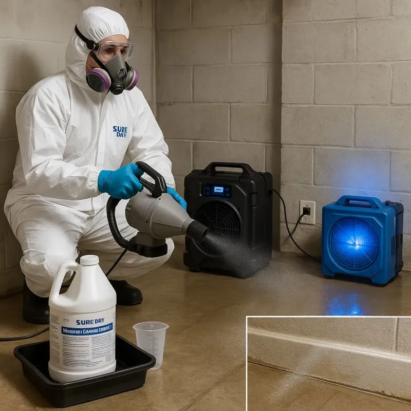 Sanitization and Odor Removal process in Carlisle, OH