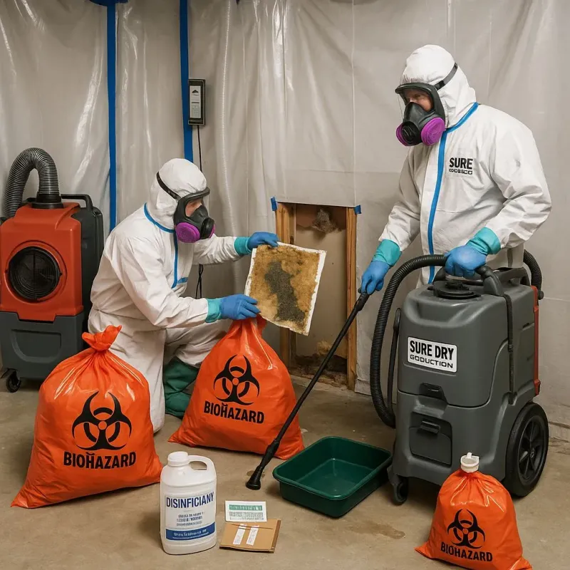 Contaminated Water Handling Protocols process in Carlisle, OH